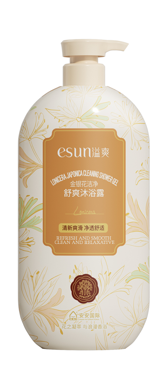 LETOU乐投国际金银花洁净舒爽沐浴露